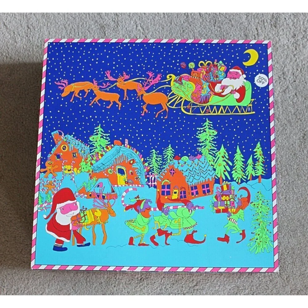 Lush Cosmetics - 2x EMPTY BOXES - Advent Calendar, Large Box